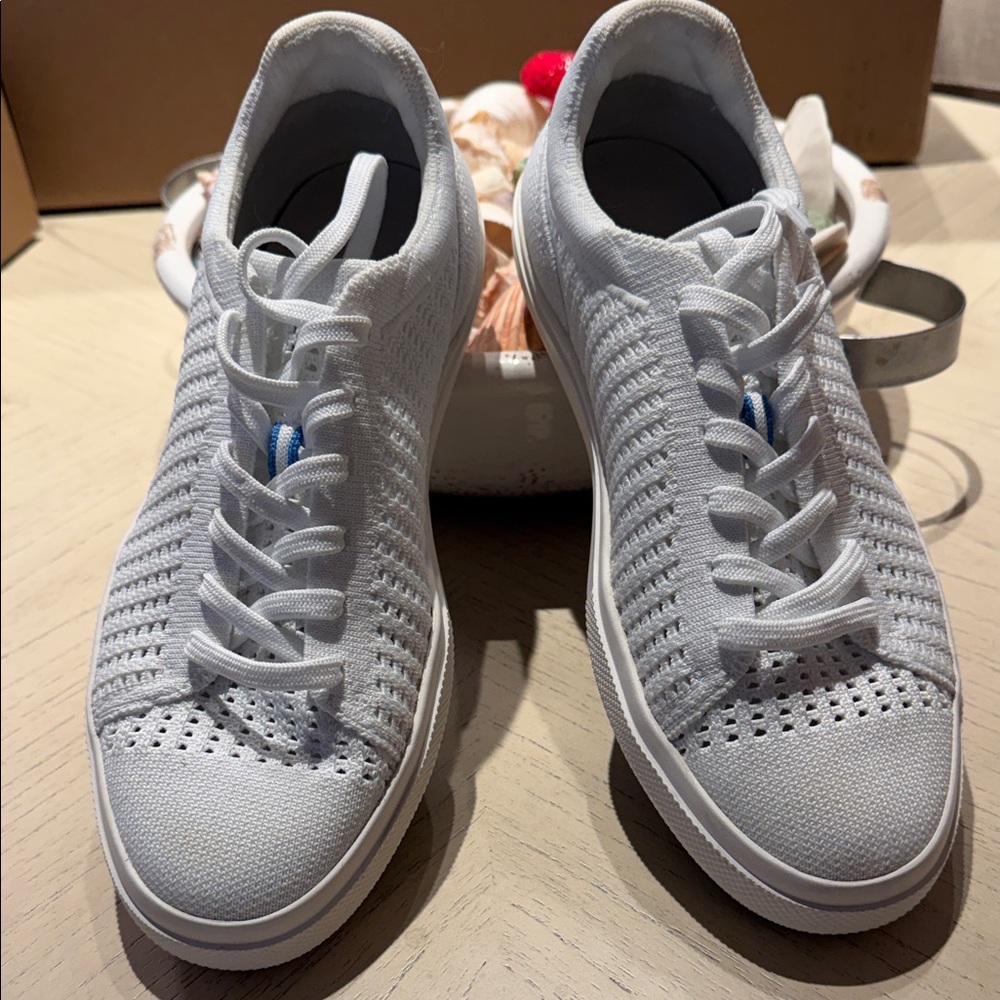 Rothy's White Knit Men’s Sneakers